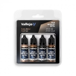 Vallejo 77269 - Farb-Set, TMM Rusty Metal (4 x 18 ml)